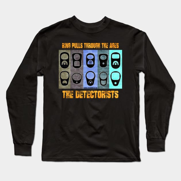 Detectorists Ring Pulls Through The Ages Vintage Alter Edition Eye Voodoo Long Sleeve T-Shirt by eyevoodoo